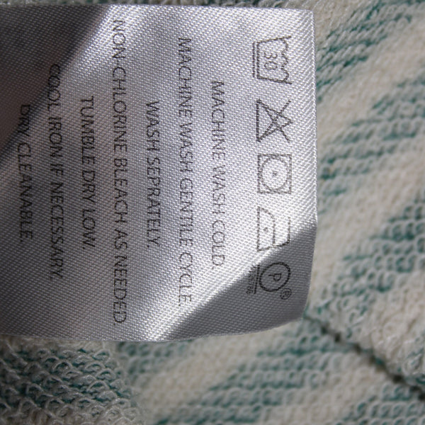 Volcom Lived In Sz XL NEW $45 Heathered Emerald Green Cream Cotton Blend Sweater