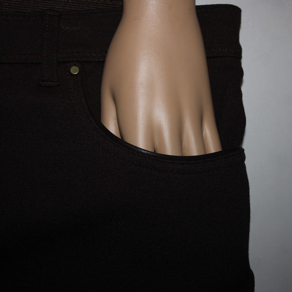 Chicos NEW $89 So Slimming Sz 3 x 30 Cocoa Bean Brown Peyton Rayon Nylon Pant