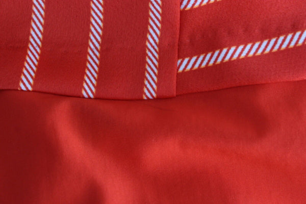 Banana Republic NEW $128 Sz 8 Red White Stripe Lined 100% Polyester Dress