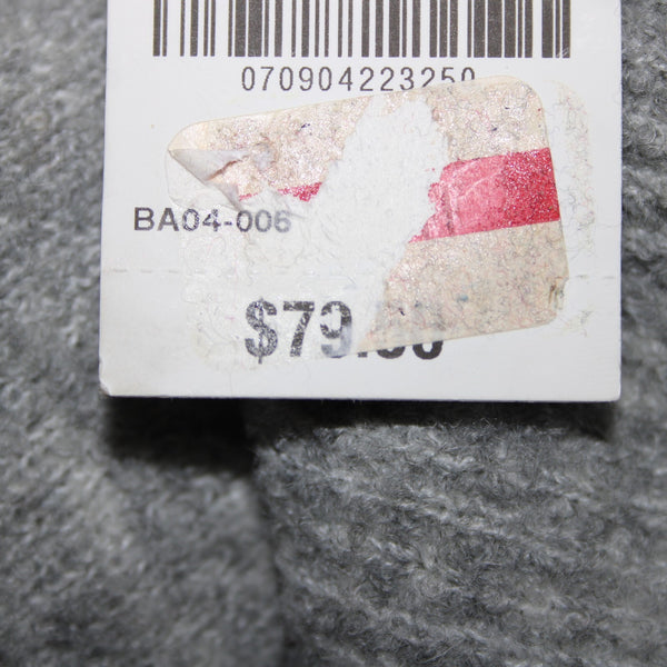 INC NEW $80 Heather Bella Sz XXL Gray Long Sleeve Pull Over Polyester Sweater