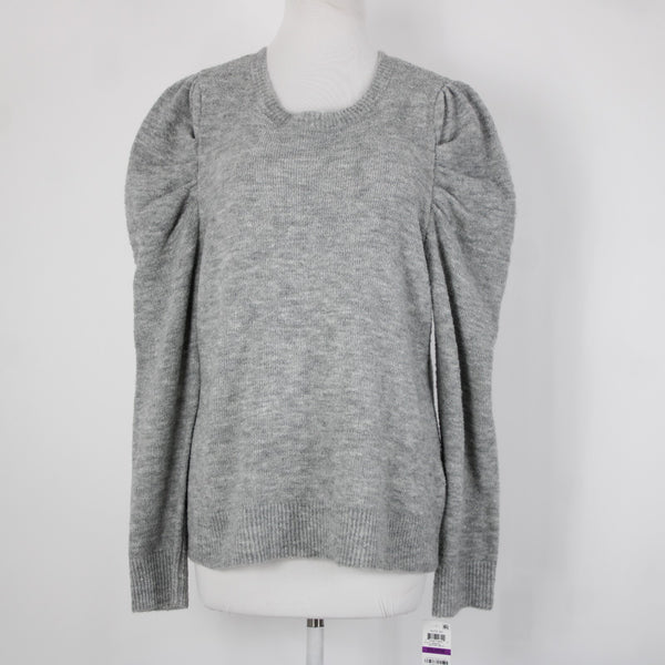 INC NEW $80 Heather Bella Sz XXL Gray Long Sleeve Pull Over Polyester Sweater