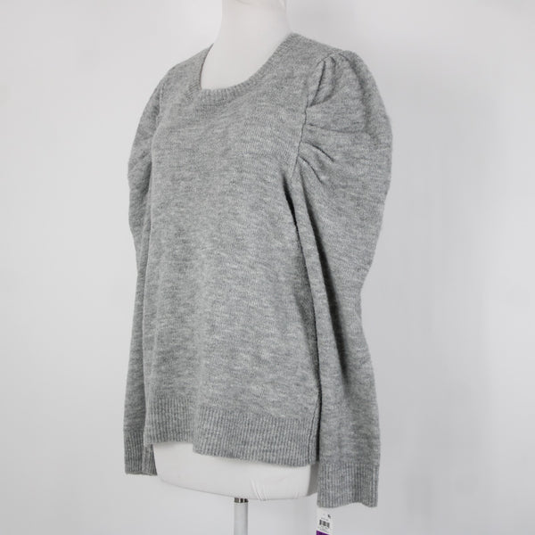 INC NEW $80 Heather Bella Sz XXL Gray Long Sleeve Pull Over Polyester Sweater