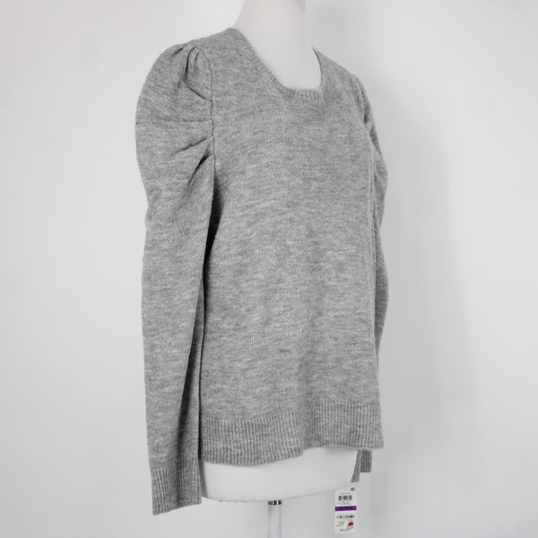 INC NEW $80 Heather Bella Sz XXL Gray Long Sleeve Pull Over Polyester Sweater