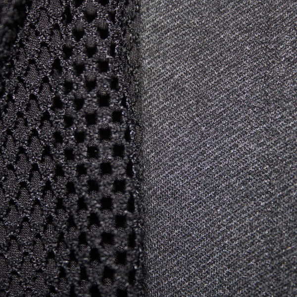 Cabi Jacket Sz L Gray Black Pockets Collared Mesh Sides Rayon Nylon Jacket