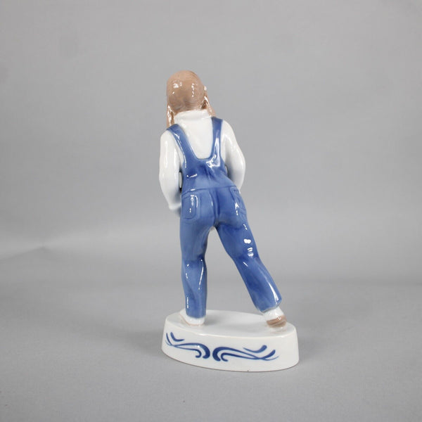 Bing Grondahl 1982 Girl With Ball Limited Edition 9" Figurine