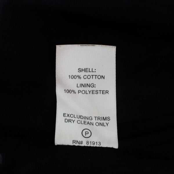 Plenty by Tracy Reese Sz 2 Black Lined Beaded Eyelet Lace Cotton Polyester Dress