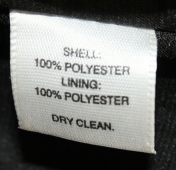 White House Black Market Sz 2 Black Strapless Pleat Sheer Lined Poly Dress