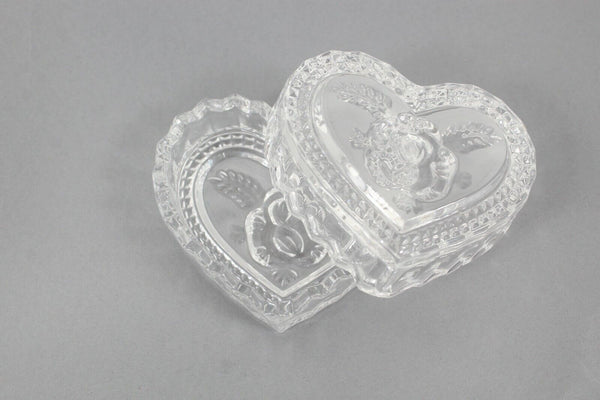 Bohemia Imprese 2 pc 3" Crystal Heart Box