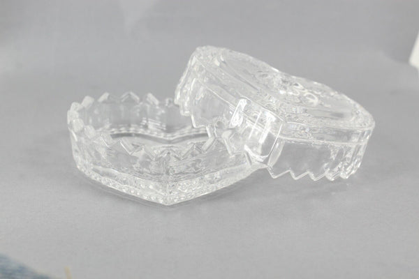 Bohemia Imprese 2 pc 3" Crystal Heart Box
