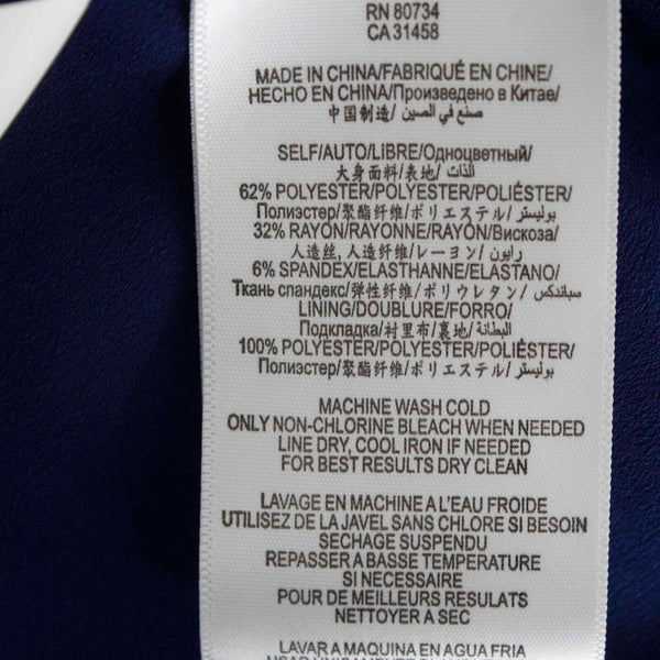 BCBGMaxazria NEW $228 Sz 4 Blue Asymmetric 1 Shoulder Poly Blend Dress