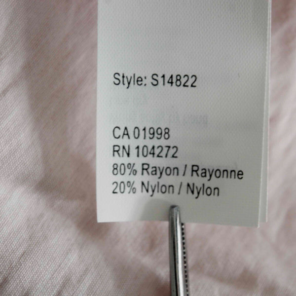 Inspired Style NEW $159 Sz 2 Coral White Faux Pockets Rayon Nylon Dress
