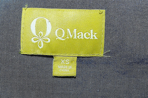 Q Mack XS Blue Polished Button Front 100% Cotton Shirt Top
