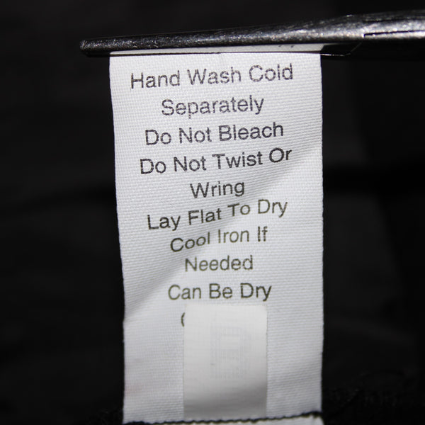 Cabi Sz S Black Button Ruffle Collar Pockets Unlined Rayon Nylon Blazer Jacket