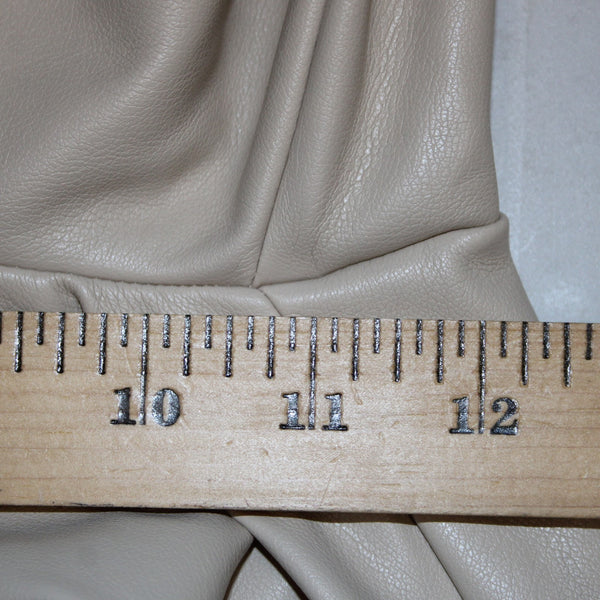 Marc New York Pant Sz M x 28 Cream Faux Leather Pull On 100% Polyurethane Pant