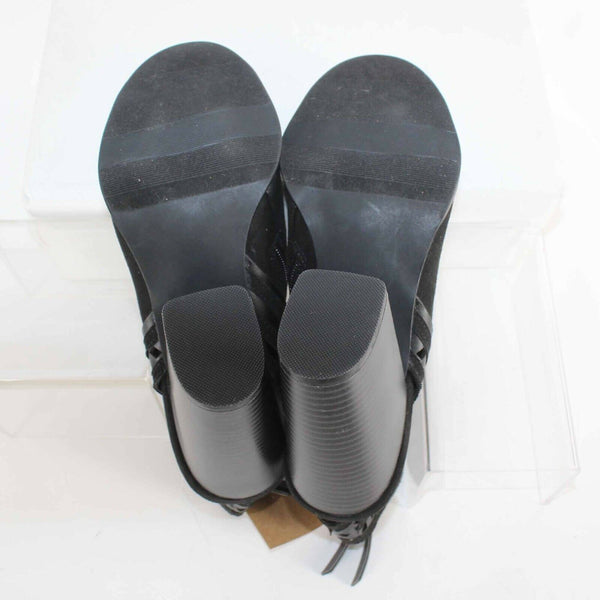 Dolcetta NEW Sz 9 Black Faux Suede 4.25" Heels