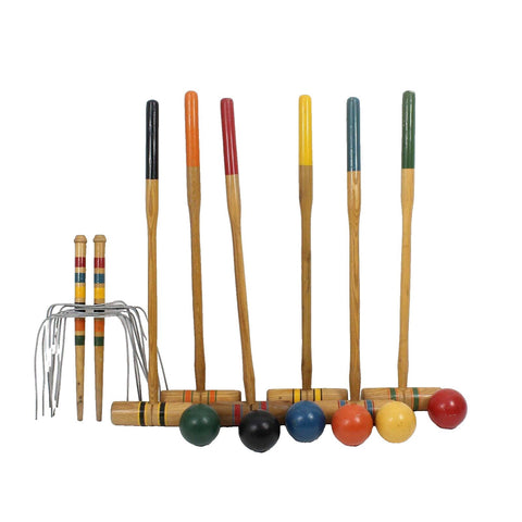 Thrifty Green Stamps Croquet Set Vintage Six Players Lawn Game