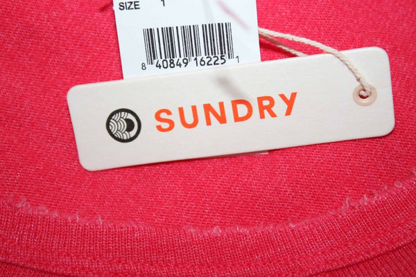 Sundry NEW Sz 1 Red White Blue Young American Cotton Blend Pullover Sweater