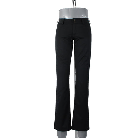 Burton The White Collection Sz XS x 32 Black Lined Pockets 100% Poly Ski  Pant