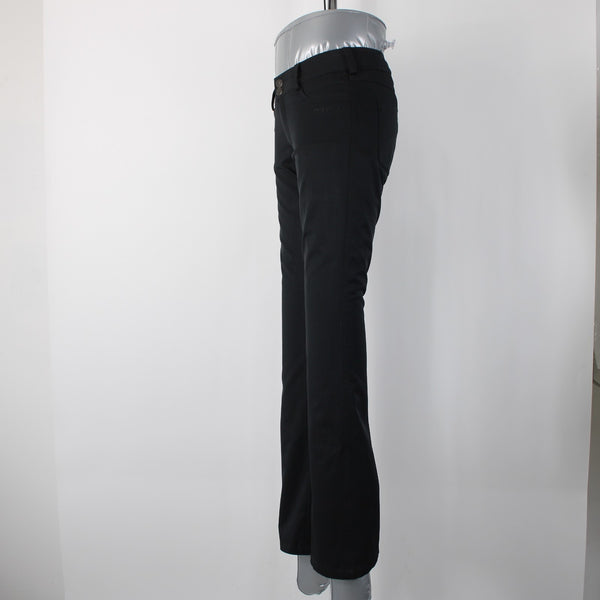 Burton The White Collection Sz XS x 32 Black Lined Pockets 100% Poly Ski  Pant