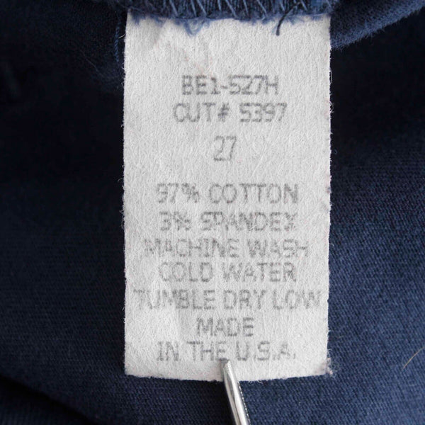StandErd Sz 27 x 29 Navy Blue 2 Pocket Lightweight Cotton Blend Skinny Jean