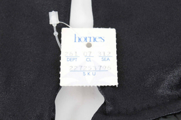 Isotoner NEW OS Black Satin Body 3" Acetate Ruffle Dramatic Evening Gloves
