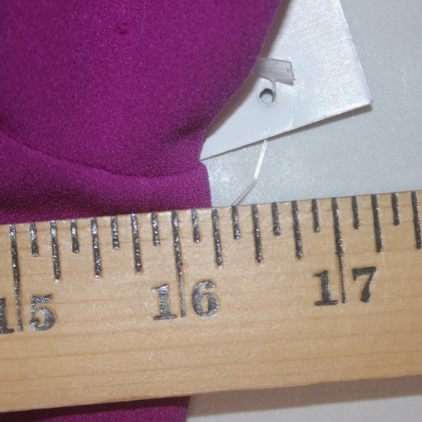 Donna Morgan Dress NEW Sz 4 Orchid Purple Cold Shoulder Polyester Spandex Dress