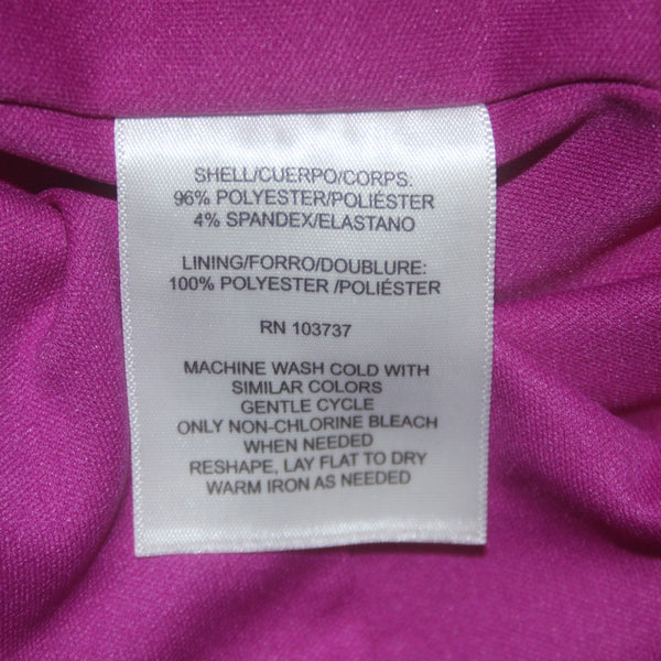 Donna Morgan Dress NEW Sz 4 Orchid Purple Cold Shoulder Polyester Spandex Dress