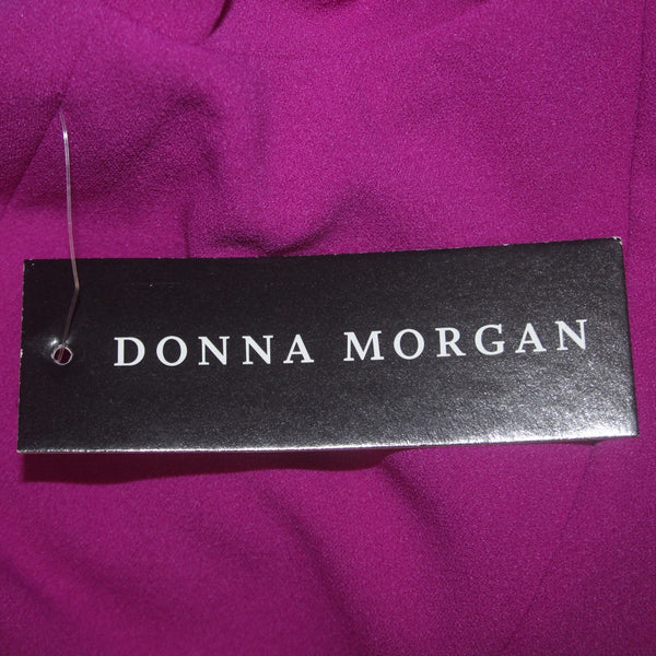 Donna Morgan Dress NEW Sz 4 Orchid Purple Cold Shoulder Polyester Spandex Dress
