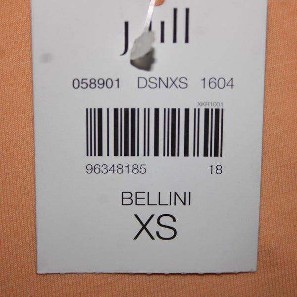 J Jill NEW $29 Long Perfect Tank Sz XS Bellini Orange Cotton Lycra Tank Top