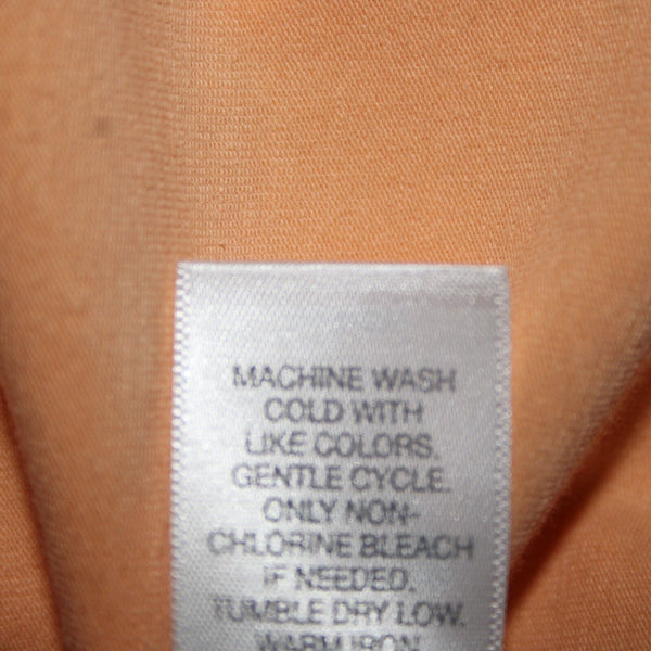 J Jill NEW $29 Long Perfect Tank Sz XS Bellini Orange Cotton Lycra Tank Top