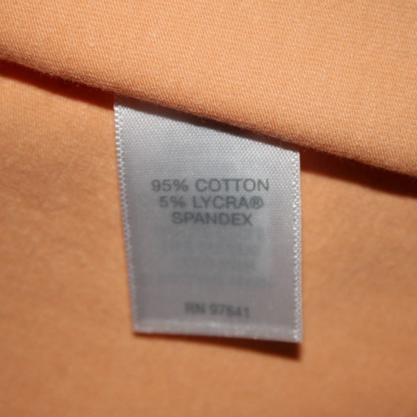 J Jill NEW $29 Long Perfect Tank Sz XS Bellini Orange Cotton Lycra Tank Top