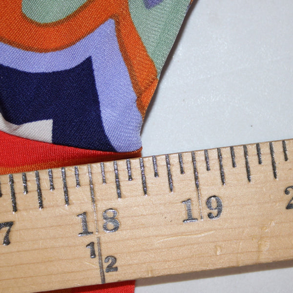 Coco Bianco Top NEW $79 Sz M Orange Multi Color Floral Polyester Spandex Top