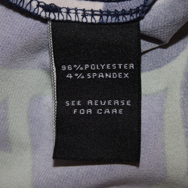 Coco Bianco Top NEW $79 Sz M Orange Multi Color Floral Polyester Spandex Top