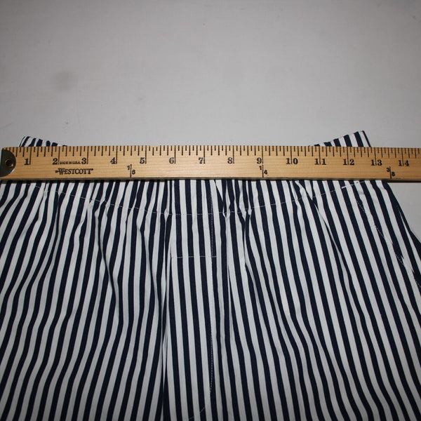 Banana Republic NEW $60 Sz XS Navy White Striped 100% Cotton Shorts