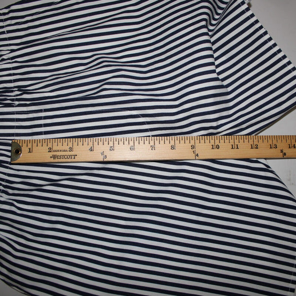 Banana Republic NEW $60 Sz XS Navy White Striped 100% Cotton Shorts