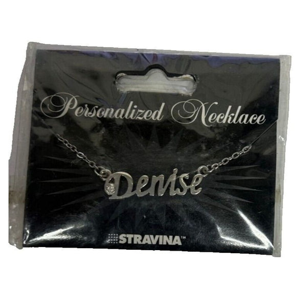DENISE NEW Silvertone Rhinestone Accent 14.5" w 4.5" Multi Ring Ext Necklace