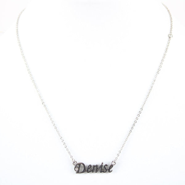 DENISE NEW Silvertone Rhinestone Accent 14.5" w 4.5" Multi Ring Ext Necklace