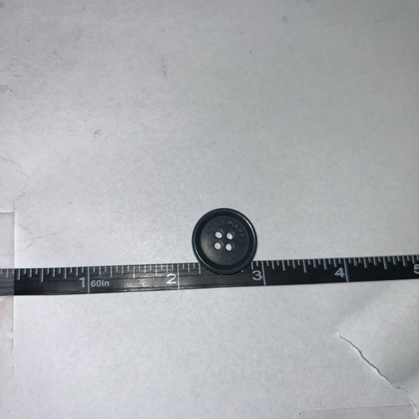 Loro Piana Navy Round Four Holes Set Of 1 Buttons