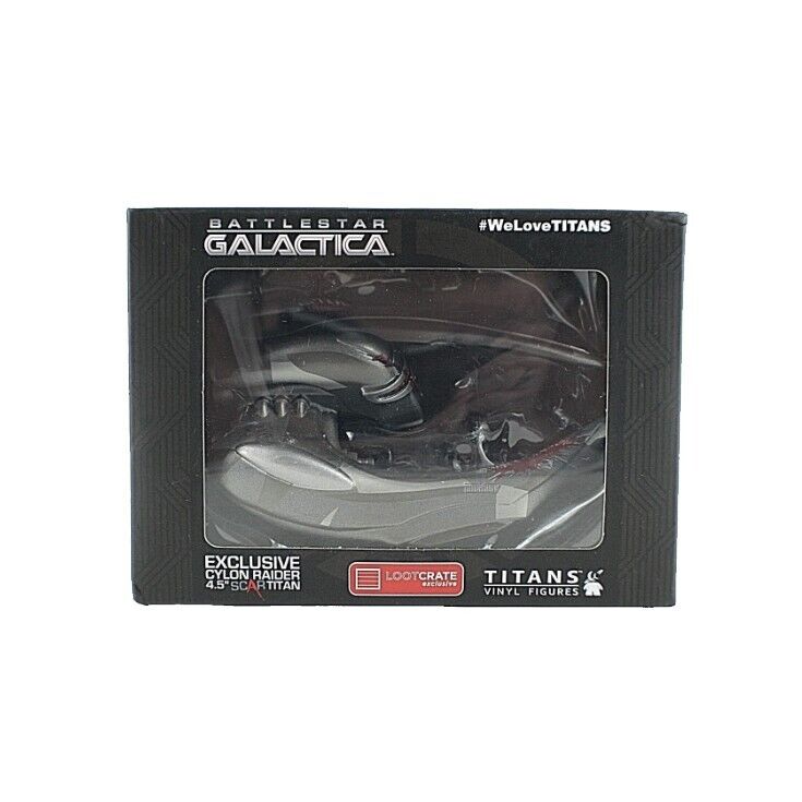 Titans NIB Battlestar Galactica Cylon Raider 4.5" Scar Titan Vinyl Figure