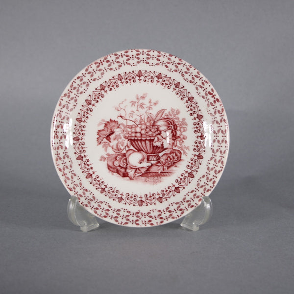 Empire Beverley Tea Cup Saucer Beverley Red White Fruit Tea Cup With Saucer