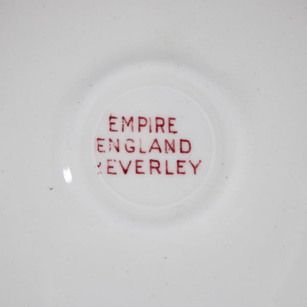 Empire Beverley Tea Cup Saucer Beverley Red White Fruit Tea Cup With Saucer