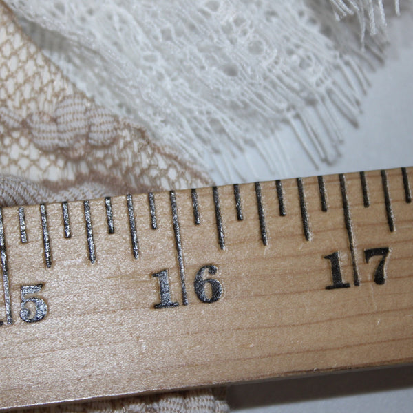 Sho Dress Sz ? Beige White Lace Lined Nylon Cotton Spandex Dress