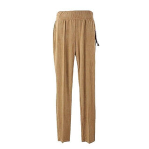Focus 2000 NEW $79 Sz S x 30 Camel Vegan Suede Poly Tummy Support Band Pant