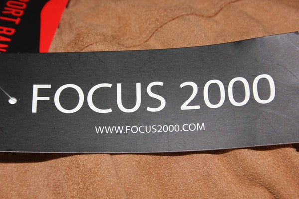 Focus 2000 NEW $79 Sz S x 30 Camel Vegan Suede Poly Tummy Support Band Pant