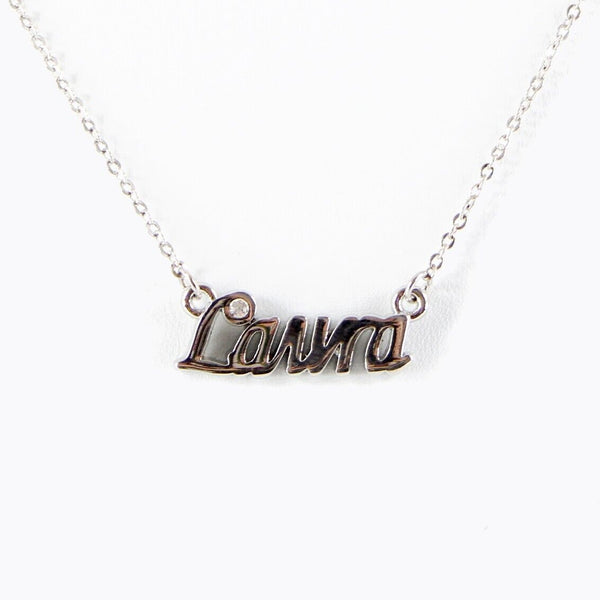 LAURA NEW Silvertone Rhinestone Accent 14.5" w 4.5" Multi Ring Ext Necklace