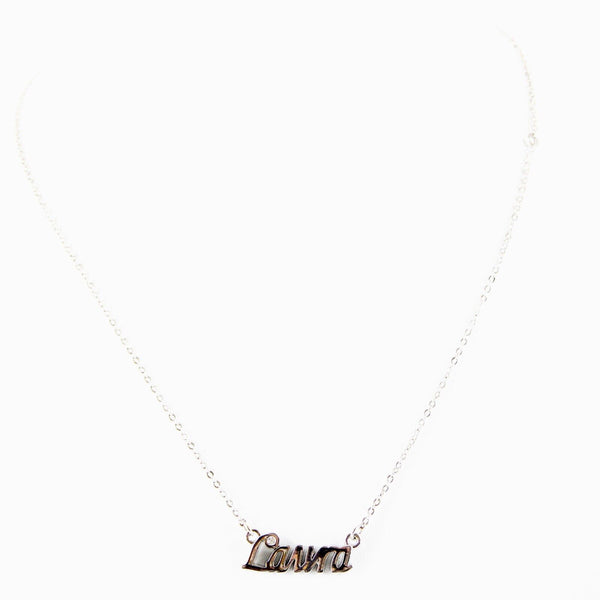 LAURA NEW Silvertone Rhinestone Accent 14.5" w 4.5" Multi Ring Ext Necklace