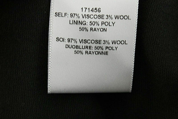 Dolan Left Coast Sz M Green Gray Waist Tied Viscose Wool Poly Blend Dress