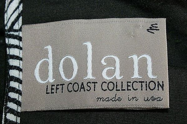 Dolan Left Coast Sz M Green Gray Waist Tied Viscose Wool Poly Blend Dress