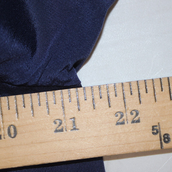 Armani Collezioni Top Sz 10 Navy Blue Bold Print Button Front Silk Blend Top