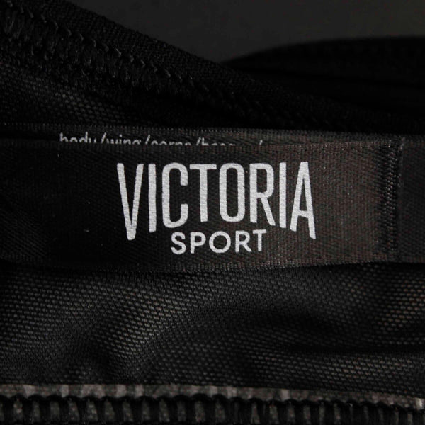 Victoria Sport Sz SP Black Multicolor Jewel Design Racerback Poly AW Sports Bra